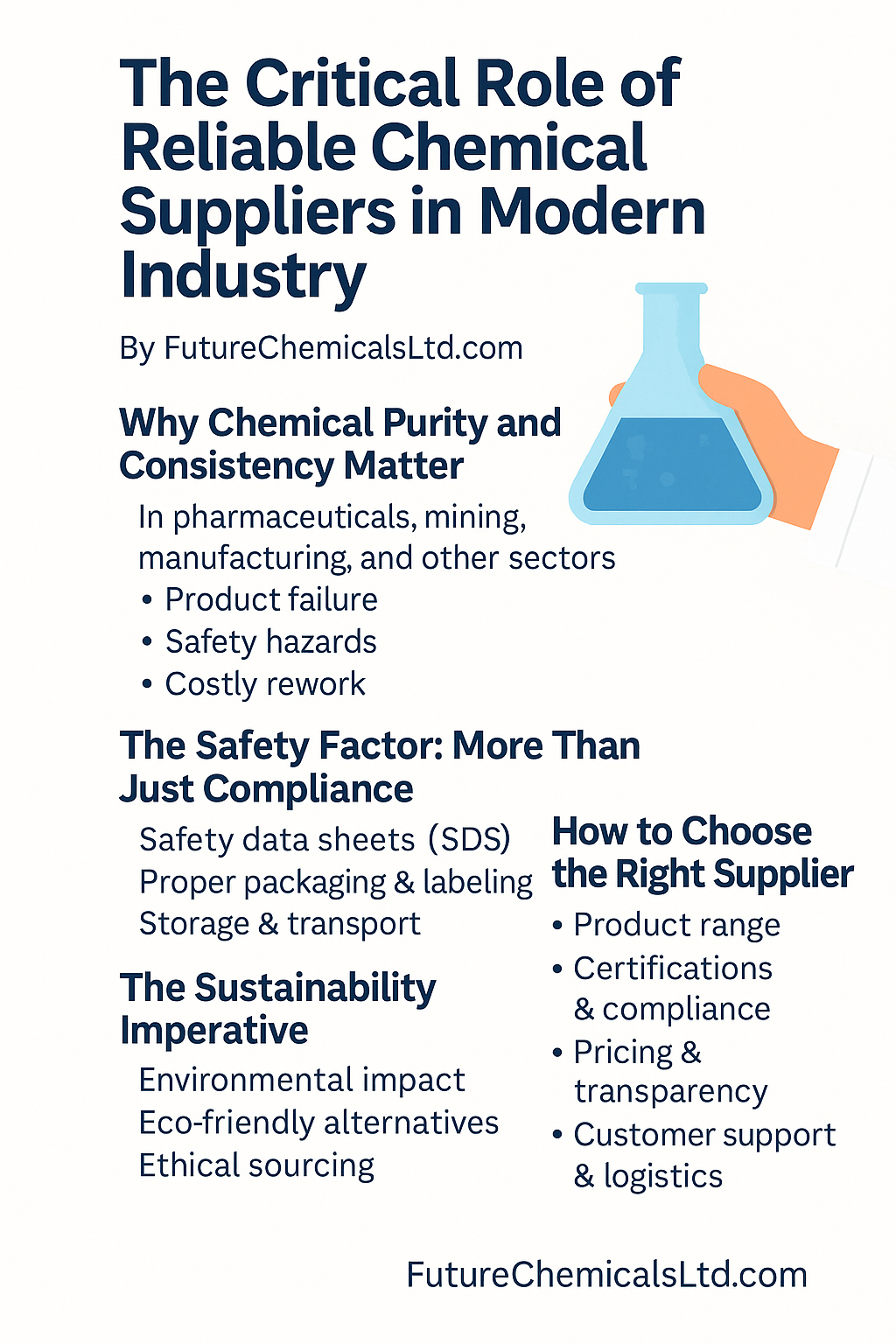 Buy High-Purity Industrial & Research Chemicals Online | Future Chemicals Ltd